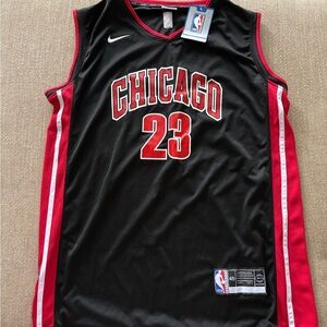 Nike Chicago Basketball Jersey - Black and Red Accents